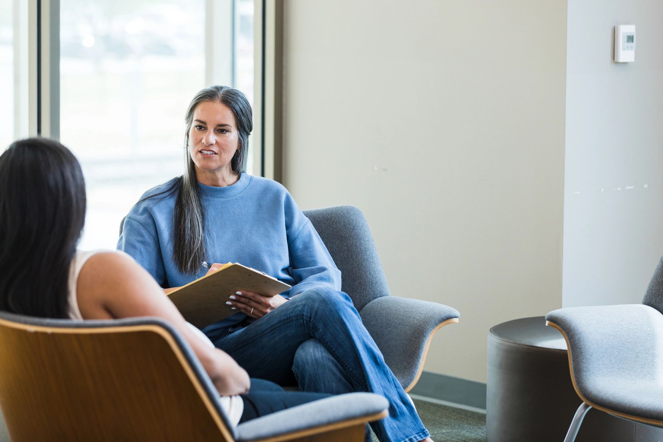 Supportive conversation in a counseling setting